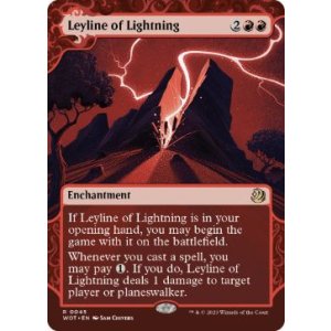 画像: 【ENG/WOT】稲妻の力線/Leyline of Lightning [赤] 『R』