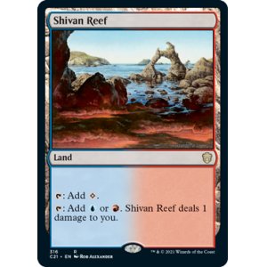 画像: 【ENG/C21】シヴの浅瀬/Shivan Reef