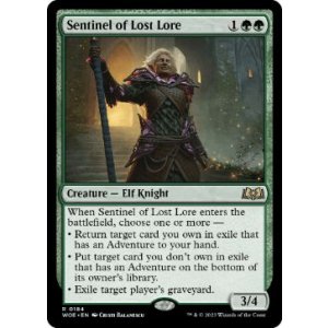 画像: 【ENG/WOE】失われし伝承の歩哨/Sentinel of Lost Lore [緑] 『R』