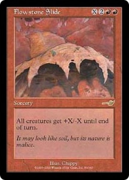 画像1: 【ENG/NEM/FOIL★】流動石の山崩れ/Flowstone Slide【EX-】 (1)