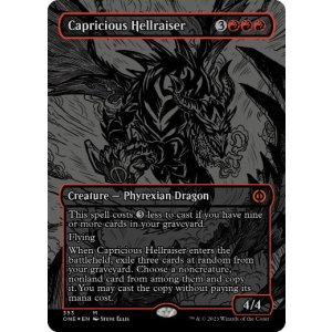 画像: 【ENG/ONE-BF/オイルスリック・Foil★】気まぐれな厄介者/Capricious Hellraiser [赤] 『M』