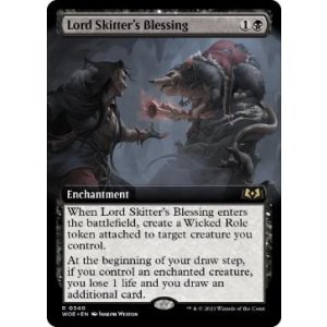画像: 【ENG/WOE-BF/FOIL★】駆け抜け侯の祝福/Lord Skitter's Blessing [黒] 『R』【拡張アート】 