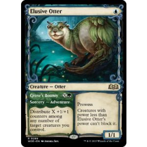 画像: 【ENG/WOE-BF/FOIL★】神出鬼没のカワウソ/Elusive Otter [青] 『R』【ショーケース】