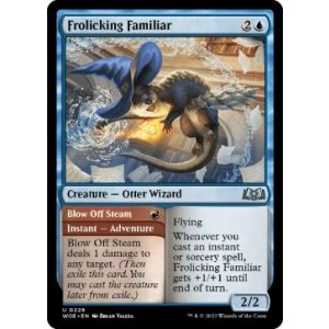 画像: 【ENG/WOE/FOIL★】遊び戯れの使い魔/Frolicking Familiar [青] 『U』