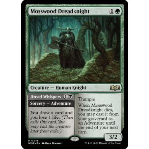 画像: 【ENG/WOE/FOIL★】苔森の戦慄騎士/Mosswood Dreadknight [緑] 『R』