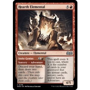 画像: 【ENG/WOE/FOIL★】かまどの精/Hearth Elemental [赤] 『U』