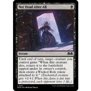 画像: 【ENG/WOE/FOIL★】まだ死んでいない/Not Dead After All [黒] 『C』
