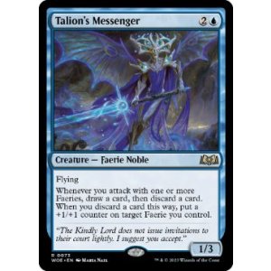 画像: 【ENG/WOE/FOIL★】タリオンの伝書使/Talion's Messenger [青] 『R』