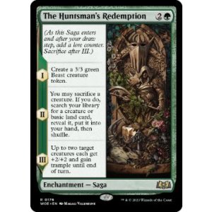 画像: 【ENG/WOE/FOIL★】狩人の贖罪/The Huntsman's Redemption [緑] 『R』