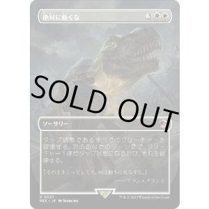 画像: 【JPN/REX】絶対に動くな/Don't Move [白] 『R』