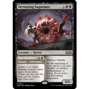 画像: 【ENG/WOE/FOIL★】貪る甘味大口/Devouring Sugarmaw [黒] 『R』