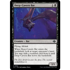 画像: 【ENG/LCI】大洞窟のコウモリ/Deep-Cavern Bat [黒] 『U』
