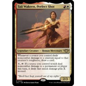 画像: 【ENG/OTJ/Foil★】完璧な一射、タイイ・ワキーン/Taii Wakeen, Perfect Shot [マルチ] 『R』