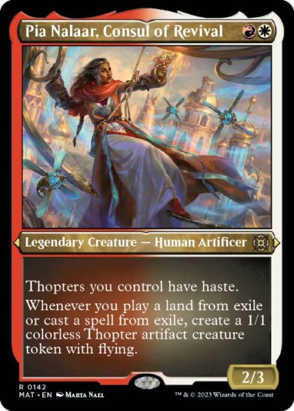 画像1: 【ENG/MAT-BF/FOIL★】復興の領事、ピア・ナラー/Pia Nalaar, Consul of Revival [マルチ] 『R』【エッチング】 (1)