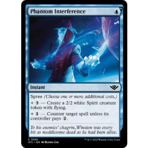 画像: 【ENG/OTJ/Foil★】幻影の干渉/Phantom Interference [青] 『C』