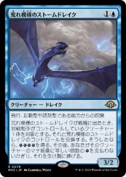 画像1: 【JPN/MH3】荒れ模様のストームドレイク/Volatile Stormdrake (1)