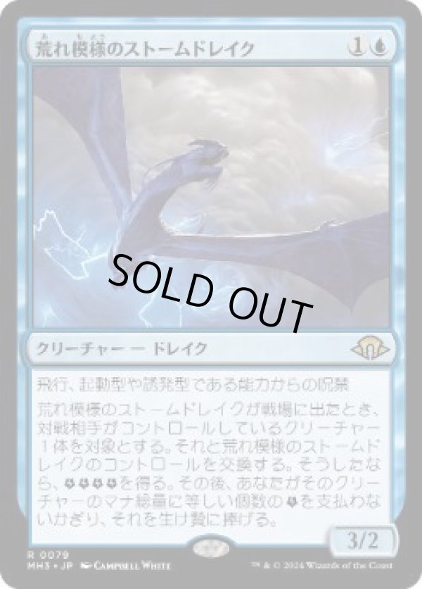 画像1: 【JPN/MH3】荒れ模様のストームドレイク/Volatile Stormdrake