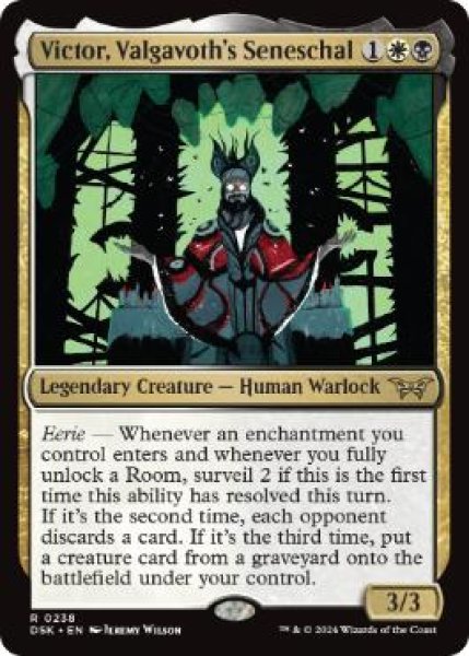 画像1: 【ENG/DSK】ヴァルガヴォスの執事長、ヴィクター/Victor, Valgavoth's Seneschal  [マルチ] 『R』 (1)