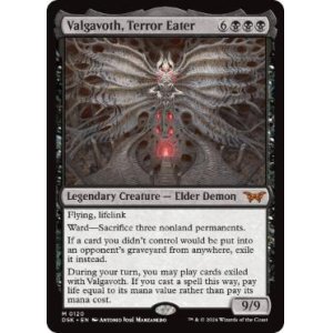 画像: 【ENG/DSK/FOIL★】恐怖を喰うもの、ヴァルガヴォス/Valgavoth, Terror Eater  [黒] 『M』