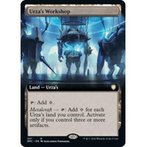画像: 【ENG/BRC-BF】ウルザの作業場/Urza's Workshop【拡張アート】