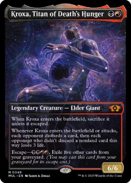 画像1: 【ENG/MUL】死の飢えのタイタン、クロクサ/Kroxa, Titan of Death's Hunger [マルチ] 『M』 (1)