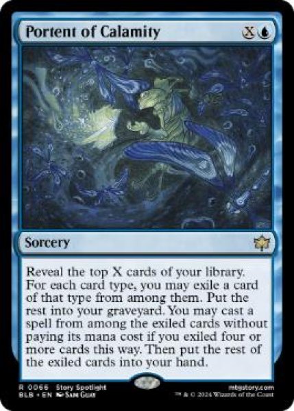 画像1: 【ENG/BLB】災厄の先触れ/Portent of Calamity  [青] 『R』 (1)