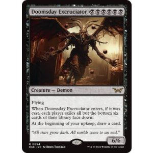 画像: 【ENG/DSK/FOIL★】終末の加虐者/Doomsday Excruciator  [黒] 『R』