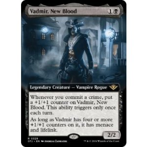 画像: 【ENG/OTJ-BF/Foil★】新たな血族、ヴァドミル/Vadmir, New Blood [黒] 『R』【拡張アート】