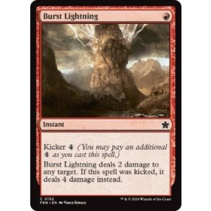 画像: 【ENG/FDN】噴出の稲妻/Burst Lightning  [赤] 『C』