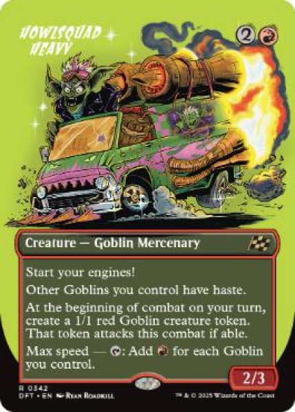 画像1: 【ENG/DFT-BF】咆吼部隊の重量級/Howlsquad Heavy [赤] 『R』【ボーダーレス】 (1)