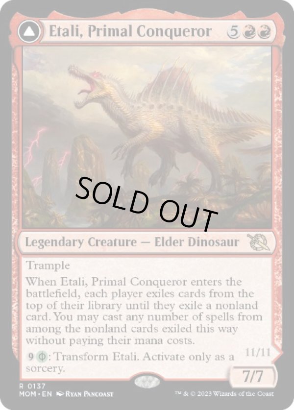 画像1: 【ENG/MOM】原初の征服者、エターリ/Etali, Primal Conqueror [赤] 『R』