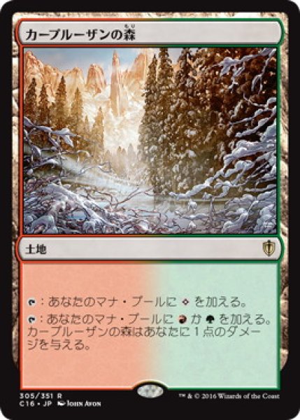 画像1: 【JPN/C16】カープルーザンの森/Karplusan Forest (1)