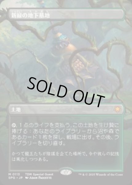 画像1: 【JPN/SPG】新緑の地下墓地/Verdant Catacombs [土地] 『M』 (1)