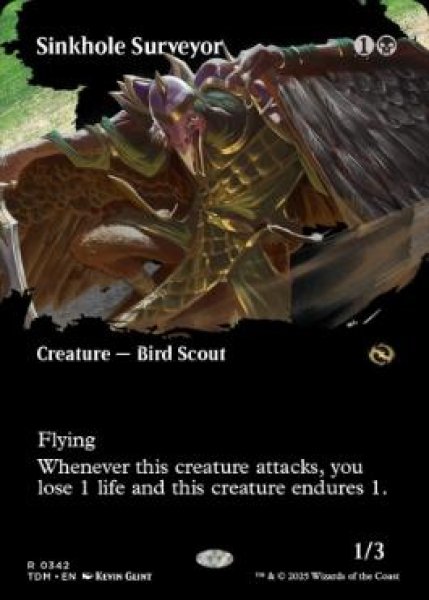 画像1: 【ENG/TDM-BF】陥没孔の偵察員/Sinkhole Surveyor [黒] 『R』【ボーダーレス】 (1)