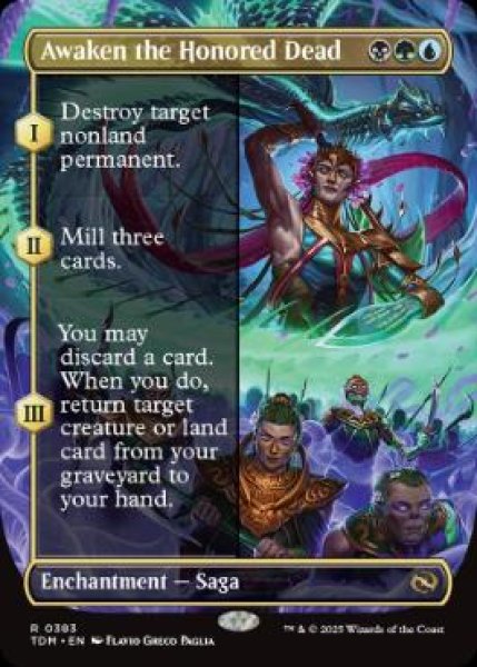 画像1: 【ENG/TDM-BF】誉れある死者の目覚め/Awaken the Honored Dead [マルチ] 『R』【ボーダーレス】 (1)