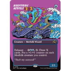 画像: 【ENG/DFT-BF】思考の泉のマーフォーク/Mindspring Merfolk [青] 『R』【ボーダーレス】