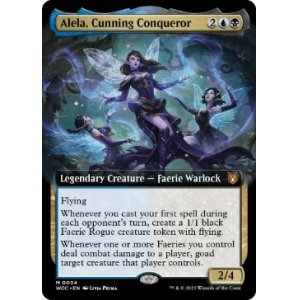 画像: 【ENG/WOC/FOIL★】狡猾な征服者、アリーラ/Alela, Cunning Conqueror【拡張アート】