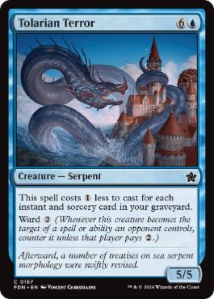 画像1: 【ENG/FDN】トレイリアの恐怖/Tolarian Terror  [青] 『C』 (1)
