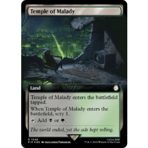 画像: 【ENG/PIP-BF /サージ・FOIL★】疾病の神殿/Temple of Malady【拡張アート】