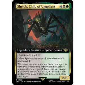 画像: 【ENG/LTR-BF/サージ・FOIL★】ウンゴリアントの末裔、シェロブ/Shelob, Child of Ungoliant【拡張アート】 