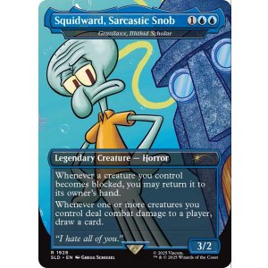 画像: 【ENG/SLD】Squidward, Sarcastic Snob / イリシッドの学者、グラジラックス/Grazilaxx, Illithid Scholar『ボーダーレス』
