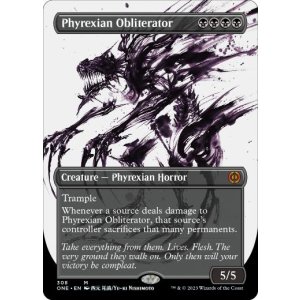 画像: 【ENG/ONE-BF】ファイレクシアの抹消者/Phyrexian Obliterator [黒] 『M』【ボーダーレス】
