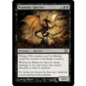 画像: 【JPN/10ED/FOIL★】惑乱の死霊/Hypnotic Specter【EX-】