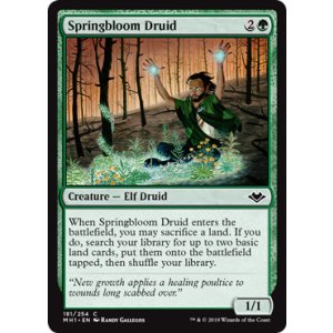 画像: 【ENG/MH1】春花のドルイド/Springbloom Druid 『C』 [緑]