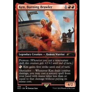 画像: 【ENG/SLD/FOIL★】Ken, Burning Brawler