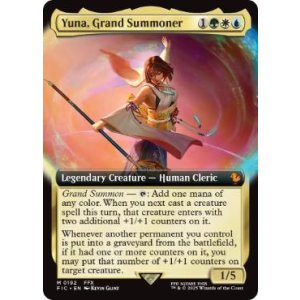 画像: 【ENG/FIC/FOIL★】大召喚士、ユウナ/Yuna, Grand Summoner【拡張アート】