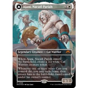 画像: 【ENG/MH3-BF/テクスチャー・FOIL★】ナカティルの最下層民、アジャニ/Ajani, Nacatl Pariah【ボーダーレス】