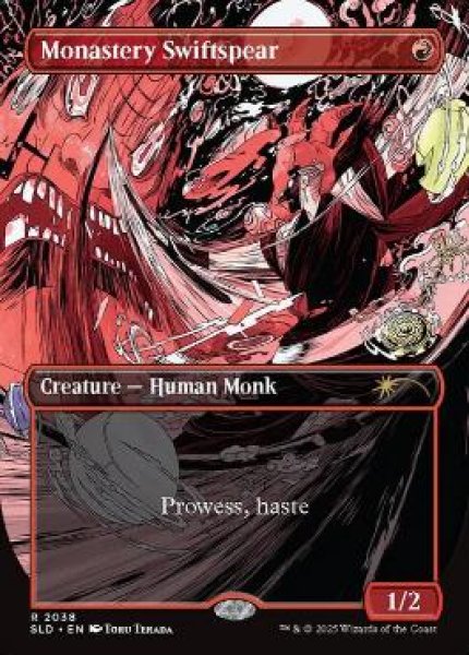 画像1: 【ENG/SLD/FOIL★】僧院の速槍/Monastery Swiftspear (1)