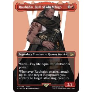 画像: 【ENG/FIN-BF/FOIL★】アラミゴの猛牛、ラウバーン/Raubahn, Bull of Ala Mhigo [赤] 『R』【ボーダーレス】