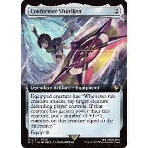 画像: 【ENG/FIC/FOIL★】手裏剣、不倶戴天/Conformer Shuriken【拡張アート】